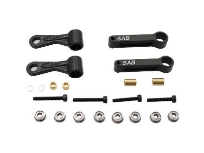 Picture of SAB H0204BM-S Aluminum Radius Arm Black Matte Goblin 500/580