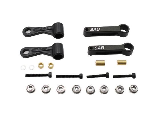 Picture of SAB H0204BM-S Aluminum Radius Arm Black Matte Goblin 500/580