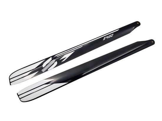 Picture of SAB S420 Sline Carbon Fiber Main Blades 420mm- Goblin RAW 420