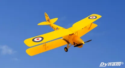 Picture of Dynam DY8957V2YL Tiger Moth 1270mm (50") Wingspan - PNP