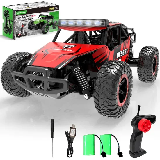 Picture of Volantex RC EXAC00719RB2 Racent 1/16 All-Terrain RC Rock Crawler Desert Racer RTR-Red
