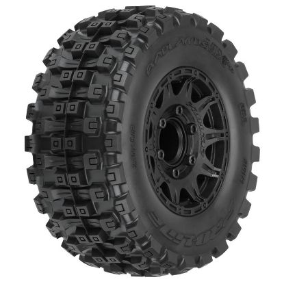 Picture of Proline PRO1017410 Badlands MX28 HP 2.8" BELTED MTD Raid 6x30 F/R- Fits 1:10 scale monster trucks with 12mm hexes, as well as the Traxxas 2WD and 4x4 Stampede
