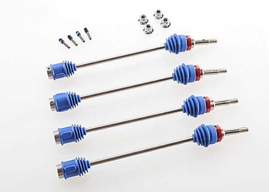 Picture of Traxxas 5451R - Driveshafts, Revo/Maxx (Steel Constant-Velocity) (Assembled)