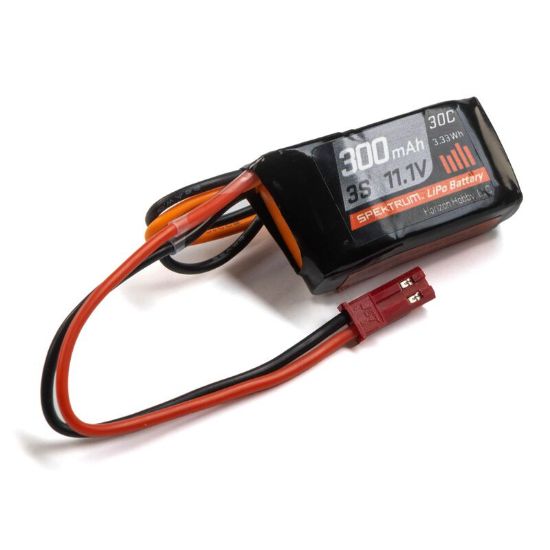 Picture of Spektrum SPMX3003SJ30 300mAh 3S 11.1V 30C LiPo Battery; JST Connector 
