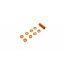 Picture of Spektrum SPMA1303 Radio Orange Switch Nuts (8) & Wrench