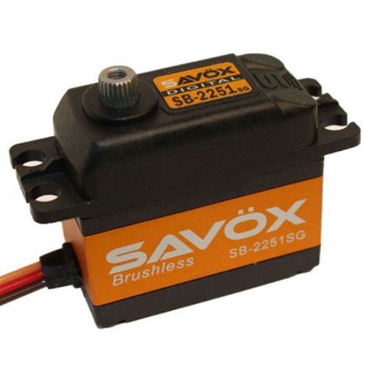 Picture of Savox SB-2251SG Savox Brushless 15kg, 0.085sec @ 6v, 65g