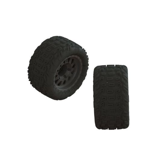 Picture of Arrma ARA550091 1/10 dBoots Katar MT Pre-Mounted Tire 14mm Hex (2) Suit 3S Vorteks 