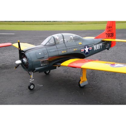 Picture of SEAGULL SEA365 T-28 China Lake 86" wingspan, 35-60cc without retracts, including Rubber Wheels "September 2023" 0.28m3