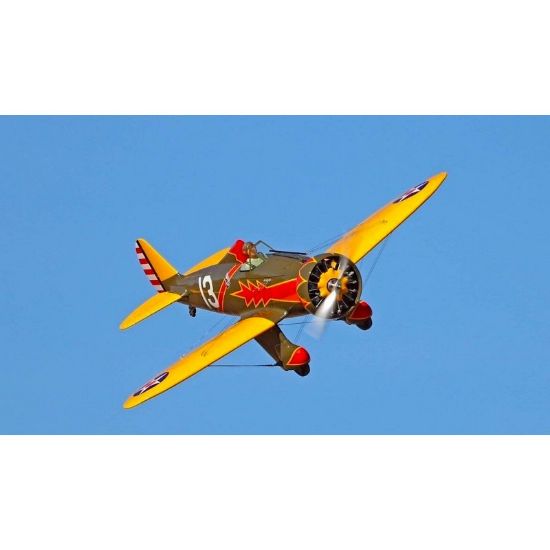 Picture of Seagull  SEA305G-INDENT 2026 Pursuit Squadron P-26A "Peashooter" 71" wingspan 30cc - Olive Drab