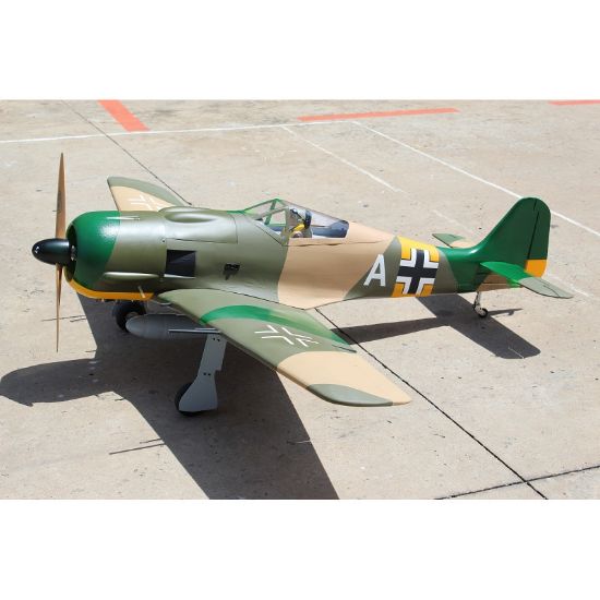 Picture of Seagull SEA257N-INDENT 2026 Focke-wulf FW 190 80" wingspan 55cc, PU rubber wheels, Matte