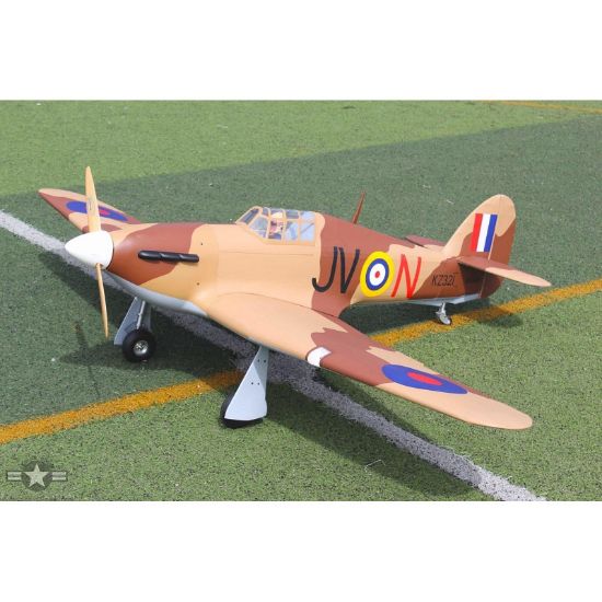Picture of Seagull SEA273NGEAR-INDENT 2026 Battle of Britain' Hawker Hurricane 82" wingspan 33cc, included ER-120 90°Retracts - New Color