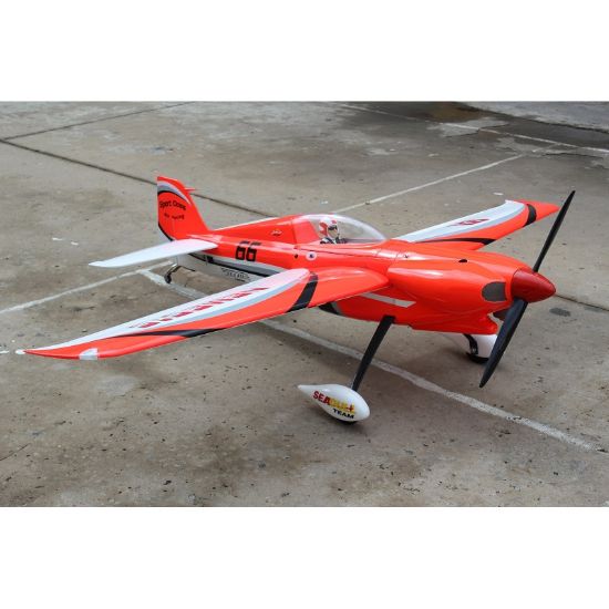 Picture of Seagull SEA114P-INDENT 2026 Nemesis NXT F1 Air Race 80.5" wingspan 50cc-60cc- Fluorescent Red