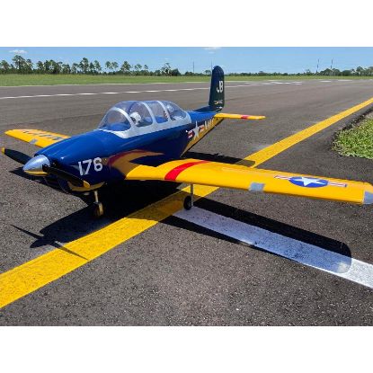 Picture of Seagull SEA240N-INDENT 2026 BLUE Navy Turbo Mentor 74.8" wingspan 26cc, PU rubber wheel (without retracts)