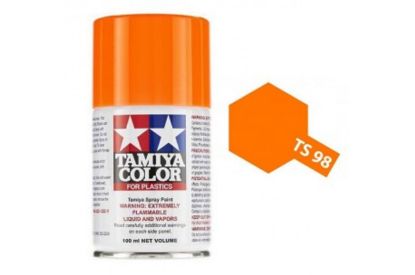 Picture of Tamiya TS-98 Color Spray Paint Pure Orange