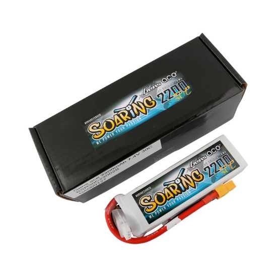 Picture of Gens Ace GA2200-2S30-S-XT60 2200mAh 2S 7.4v 30C XT60 Plug XH Balance Soaring Series
