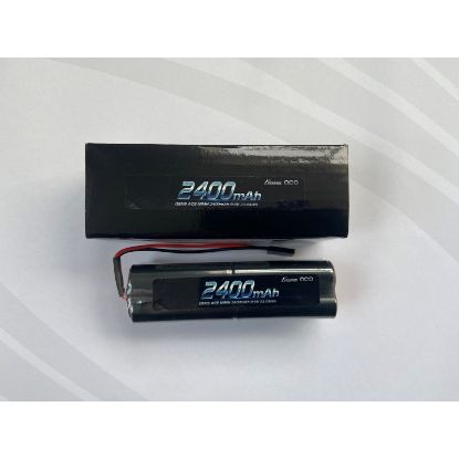 Picture of Gens Ace GA2400-8SAA-FUT 9.6V 2400mah TX Rectangle Pack w/Futaba Plug, 100mm Long Lead 240g
