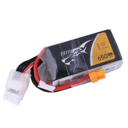 Picture of Tattu TA650-4S75-XT30 650mAh 4S 75C with XT30 Plug Lipo Battery to Suit 150 Race Quad