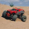 Picture of Arrma ARA3230ST2 1/10 GORGON 4X2 MEGA 550 Brushed Monster Truck RTR with Battery & Charger, Red 