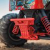 Picture of Arrma ARA3230ST2 1/10 GORGON 4X2 MEGA 550 Brushed Monster Truck RTR with Battery & Charger, Red 