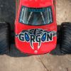 Picture of Arrma ARA3230ST2 1/10 GORGON 4X2 MEGA 550 Brushed Monster Truck RTR with Battery & Charger, Red 
