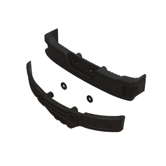 Picture of Arrma ARA320460 Bumper Set Black 4x4 3S BLX Big Rock