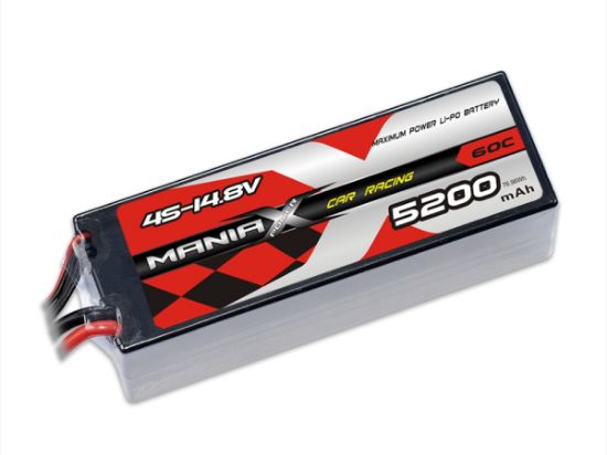 Picture of ManiaX Power MX-4S-5200-60C 4S 14.8V 5200mAh 60C Hardcase XT90 