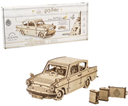 Picture of UGEARS 121447 Flying Ford Anglia™ model car kit- Wizarding World of Harry Potter