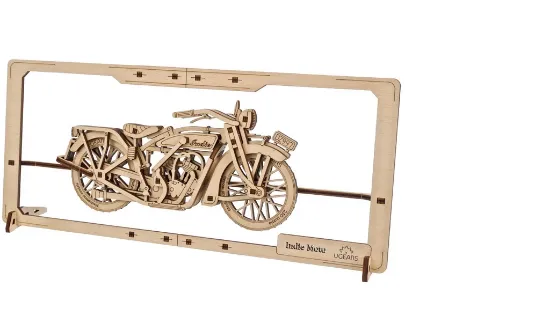 Picture of UGears 121676 Indie Moto MK3 2.5D Puzzle 