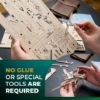 Picture of UGears 121683 Fighter Aircraft 2.5D Puzzle 