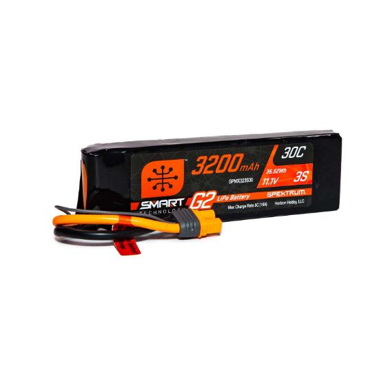 Picture of Spektrum SPMX32003S30 G2 3200mAh 3S 11.1V Smart LiPo 30C; IC3