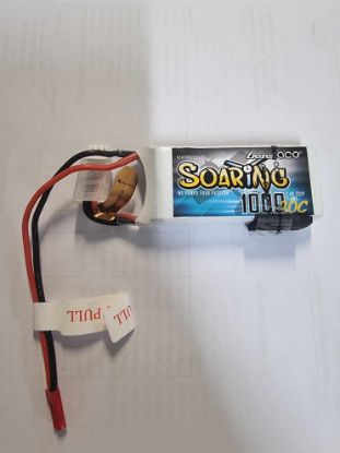 Picture of Gens Ace GA1000-2S30-S-JST 2S 1000mAh 7.4V 25C Lipo Battery Pack with JST Soaring Series