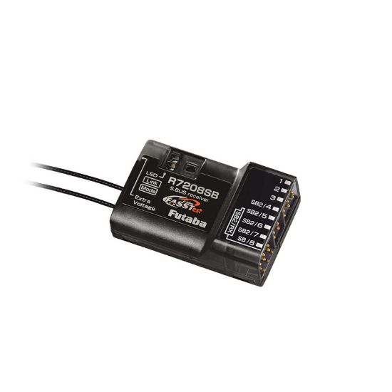 Picture of Futaba R7208SB  8/18 Channel FASSTest S.Bus2 Dual Antenna Diversity Receiver (replaces R7008SB)