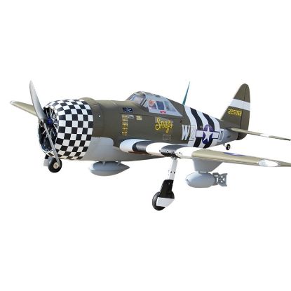 Picture of Seagull SEA207N  P-47G Thunderbolt Snafu 63" wingspan - 20cc, PU rubber wheels, Matte (included ER-120 84°Retracts)