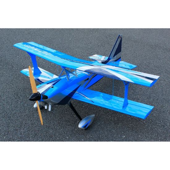 Picture of Seagull SEA389-Indent 2026 Ultimate Biplane 54.3"ARF 20cc "New - Sept 2023" Blue/Silver/Black 