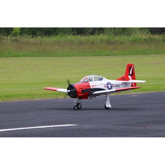 Picture of SEAGULL SEA365-INDENT 2024 T-28 North America 86" wingspan, 35-60cc without retracts, including Rubber Wheels "September 2023" 0.28m3