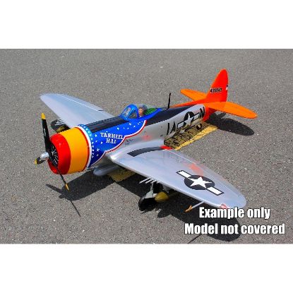 Picture of Seagull SEA398ARC P-47 Thunderbolt "Tarheel Hal" Bubble Top 70" ARF 35cc WITHOUT covering and retracts 