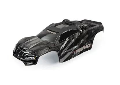 Picture of Traxxas 8611R Body, E-Revo, Black (painted, decals applied)