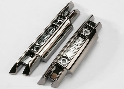 Picture of Traxxas 5335X- Bumpers, Front And Rear (Black Chrome)