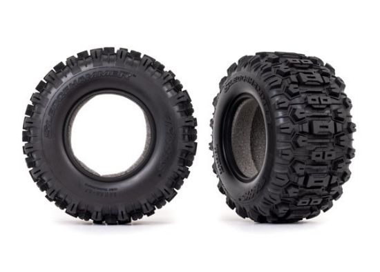 Picture of Traxxas 8974 - Tires Sledgehammer (2)/ foam inserts (2)