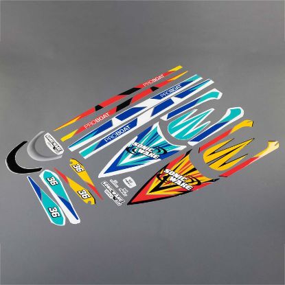 Picture of Proboat PRB289008 Decal Set, T1/T2: Sonicwake 36 V2 
