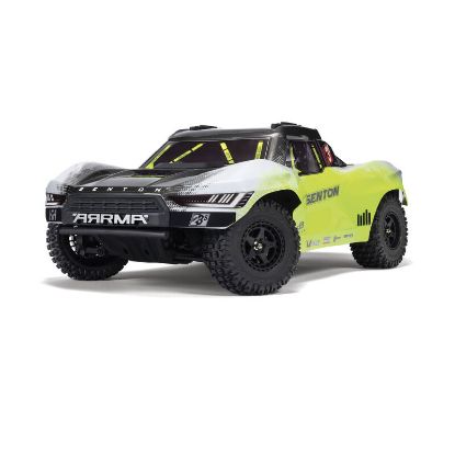 Picture of Arrma ARA4303V4T1 1/10 SENTON 223S BLX Brushless 4X4 Short Course Truck RTR with DSC, Yellow