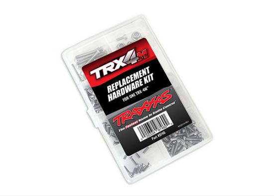 Picture of Traxxas 9746 Hardware kit, complete (contains all hardware used on 1/18 scale TRX-4M™) (includes clear plastic storage container)