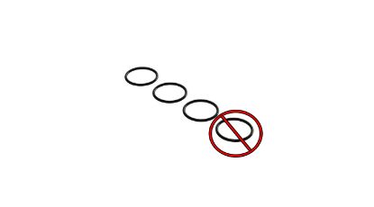 Picture of Arrma ARA716031-3pcs O-Ring 16.4x1.2mm (3) 8S Hub Nut 3Pcs