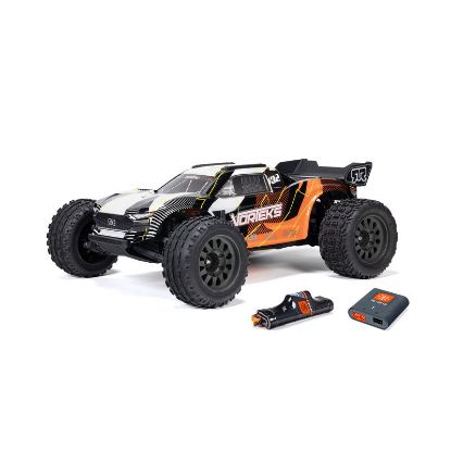Picture of Arrma ARA3205ST1 1/10 VORTEKS MEGA 550 Brushed 2WD Stadium Truck RTR with Battery & Charger, Orange 