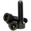 Picture of 2.5 x 14mm M2 Hexagon Socket Cap Screw Black, 10 pack 