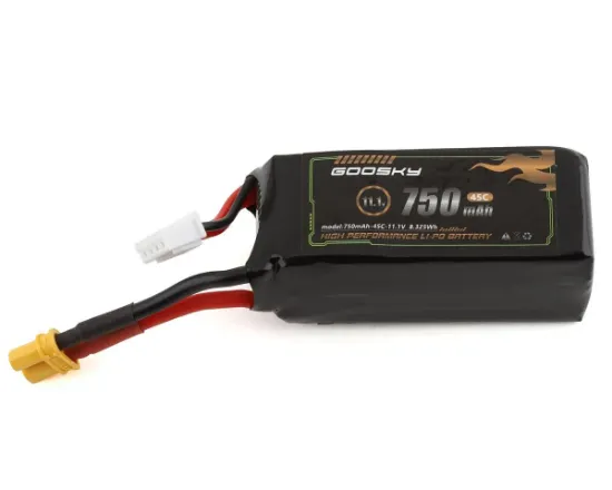 Picture of Goosky GT000047 3S 45C LiPo Battery (11.1V/750mAh) w/XT30 Connector