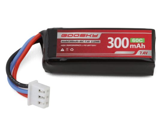 Picture of Goosky GT030039 2S LiPo Battery 60C (7.4V/300mAh)- S1