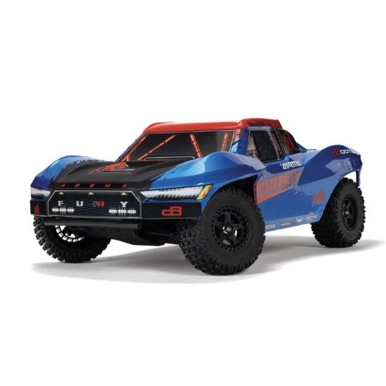 Picture of Arrma ARA3521T1 1/10 FURY 223S BLX Brushless 2WD Short Course Truck RTR with DSC,  Blue