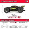 Picture of Arrma ARA3505T1 1/10 VORTEKS 223S DSC 2WD RTR Brushless Stadium Truck, Yellow