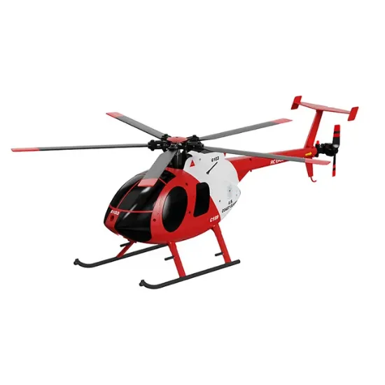 Picture of RC ERA C184 MD530 Gyro Stabilized Helicopter with Optical Flow Sensor and Transmitter RTF - Red